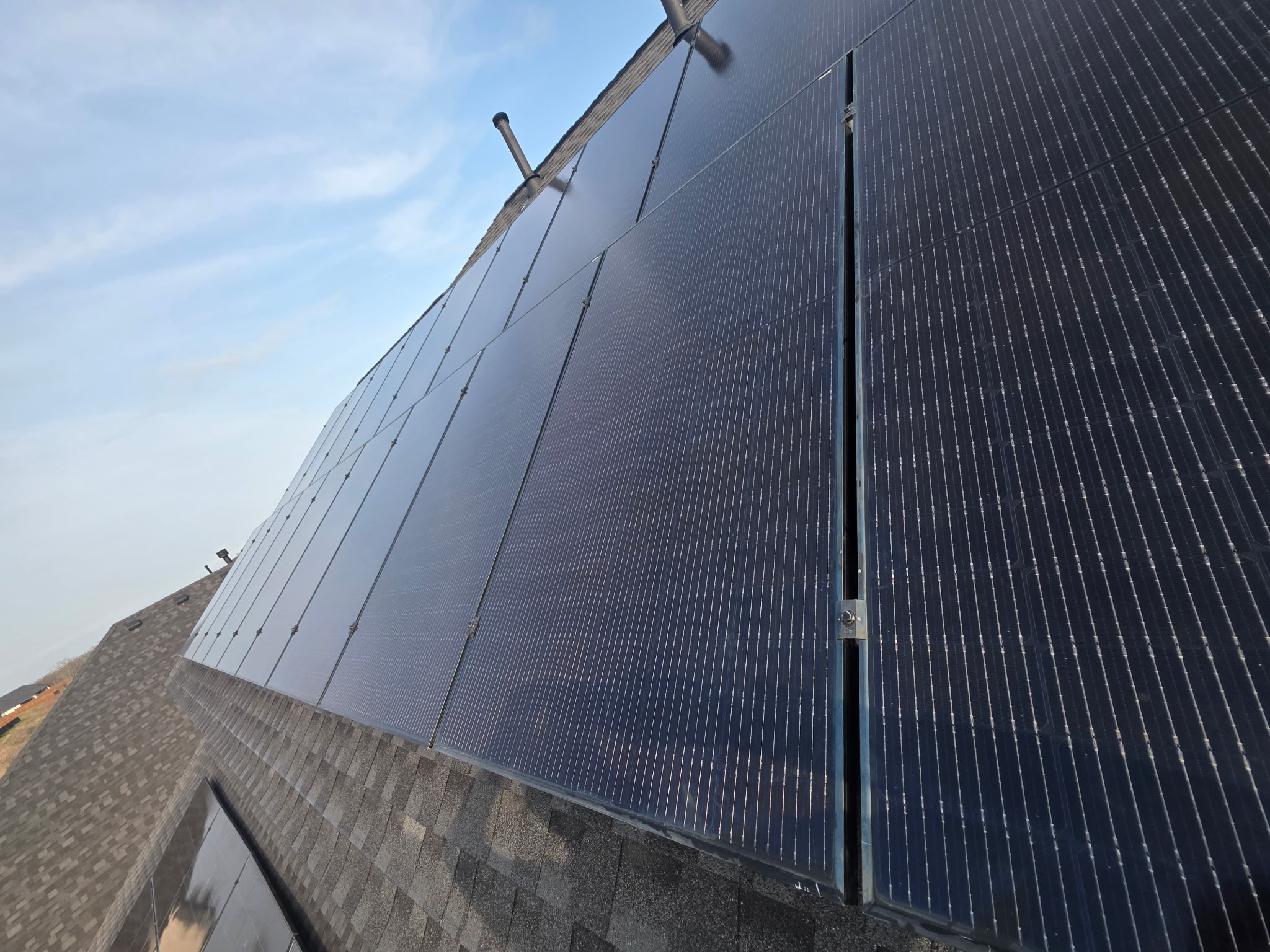 Solar Panel Hard Water Stain Removal in Addison, Texas by  Sun Day Solar Panel Services LLC.