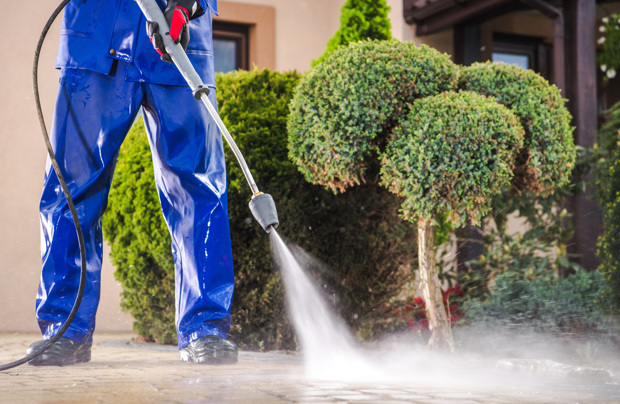 Professional Sidewalk Pressure Washing service by BlastForce LLC in Park Ridge, IL - licensed and insured pressure washing contractor
