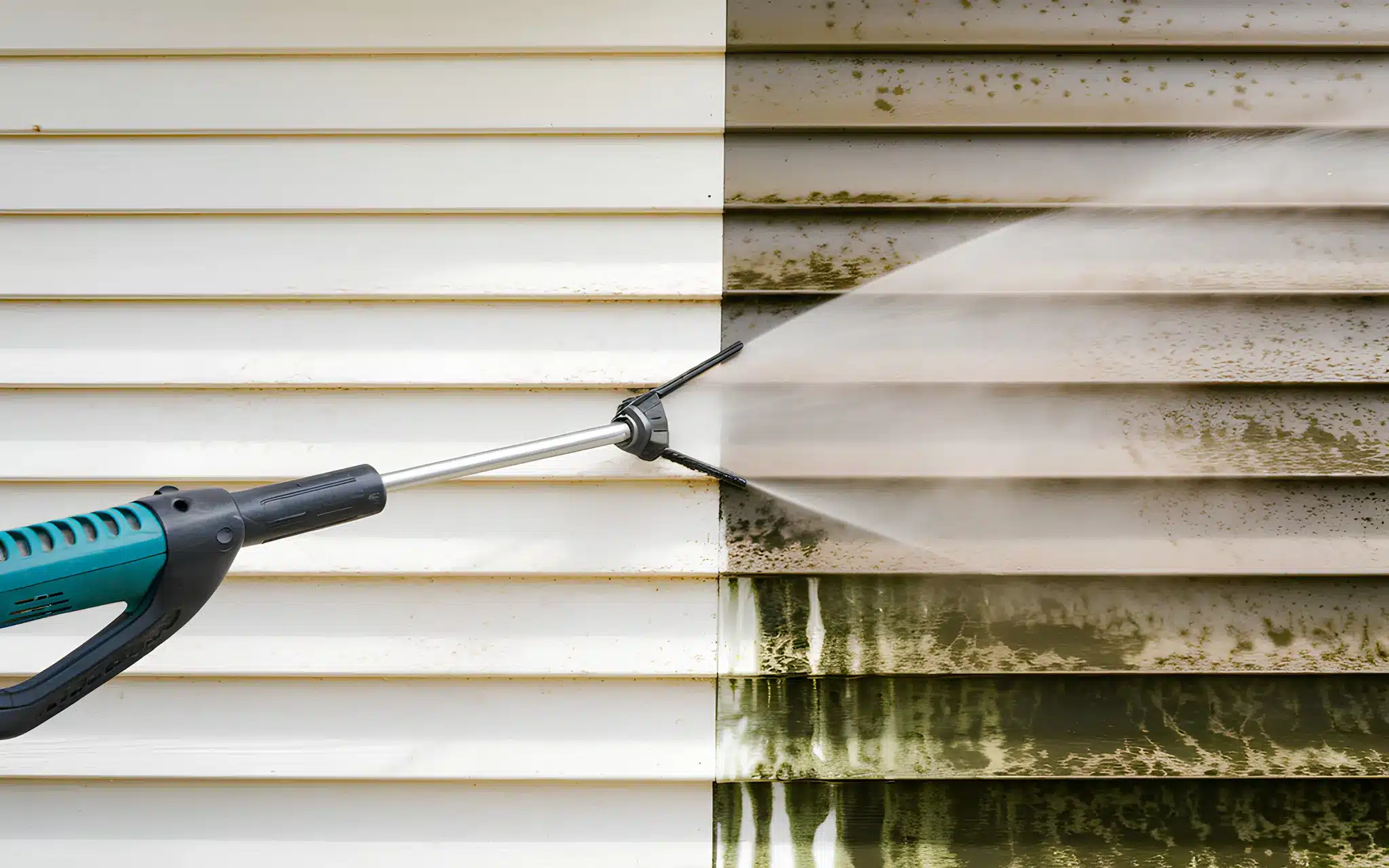 Professional Fence pressure washing service by Crystal Clear Glass in Amarillo, TX - licensed and insured window washing contractor