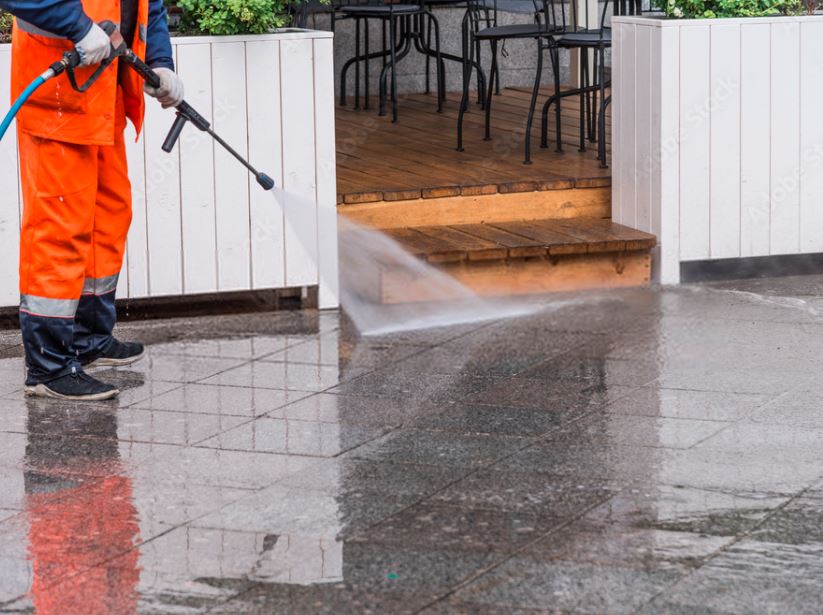 Professional Gutter debris removal service by Crystal Clear Glass in Amarillo, TX - licensed and insured window washing contractor
