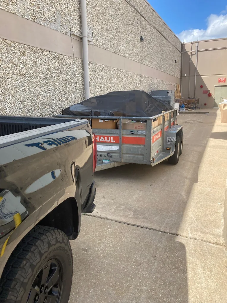 Finesse the Freight team performing estate and downsizing services for Houston homeowners - top-rated junk removal service