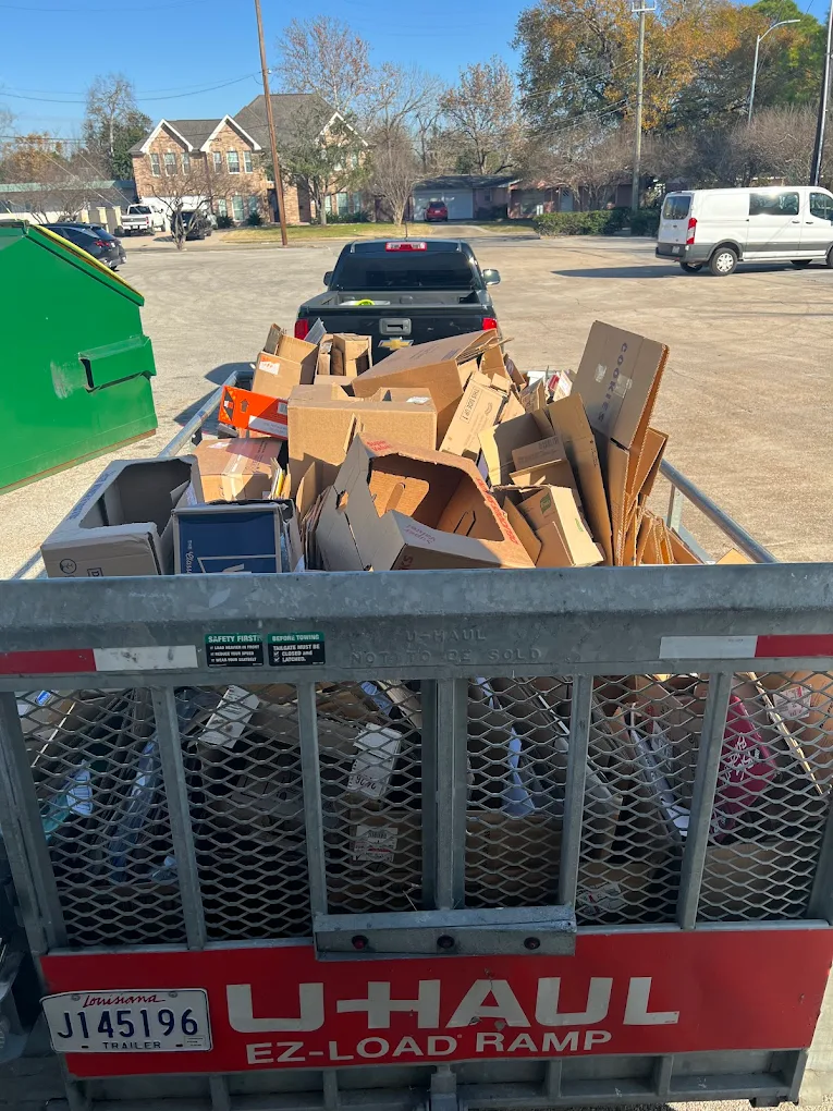 Professional Office and Retail Space Cleanout service by Finesse the Freight in Houston, TX - licensed and insured junk removal contractor