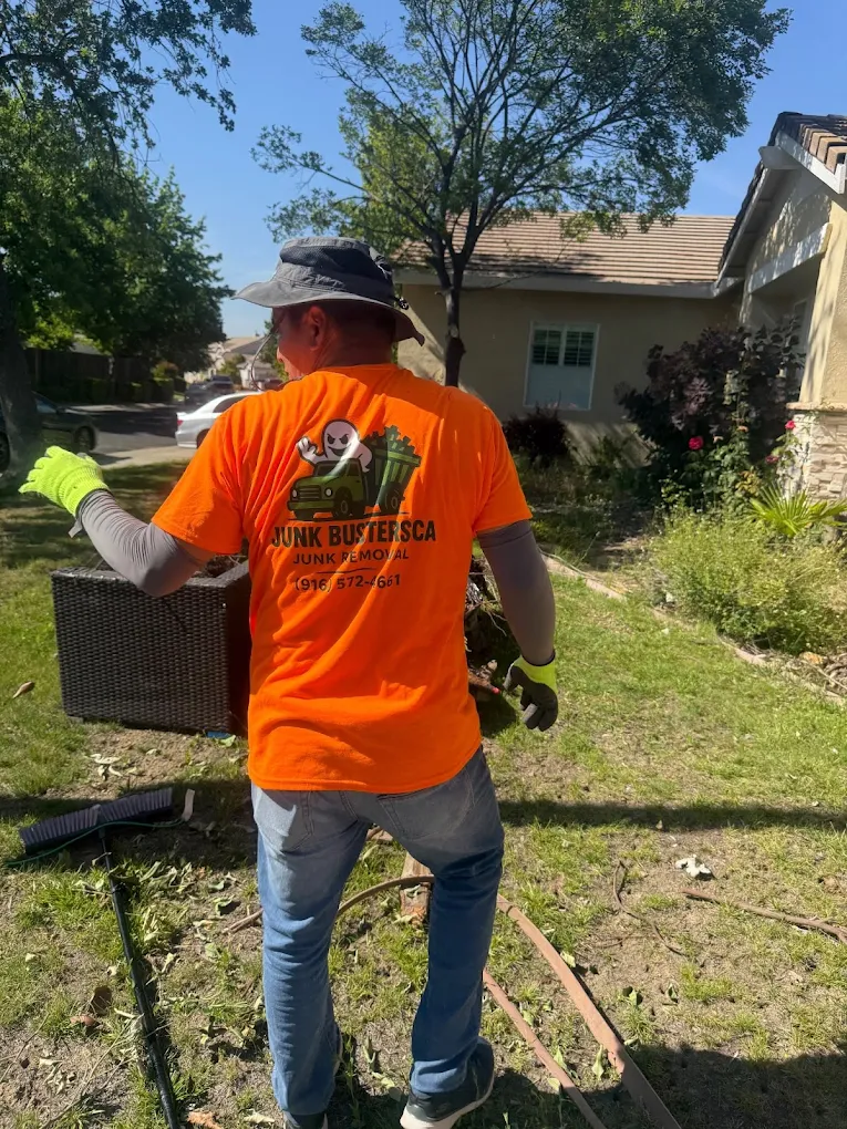 Professional Construction Debris Removal service by Junk Busters CA in Sacramento, CA - licensed and insured junk removal contractor