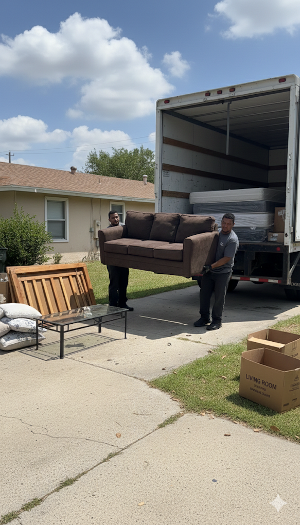 Professional Eviction Cleanout service by M&Ms Junk Removal & Moving in Fontana, CA - licensed and insured junk removal contractor